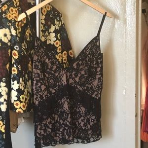 French Connection lace top